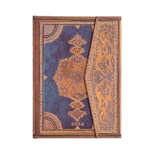 Agenda Mesi Settimanale Paperblanks Midi Indaco Safavide