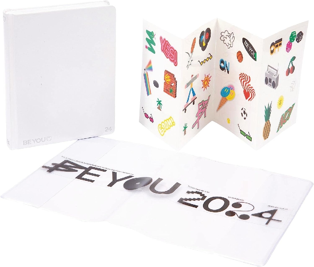 Diario Beyou Medium Extra White Arcoufficio