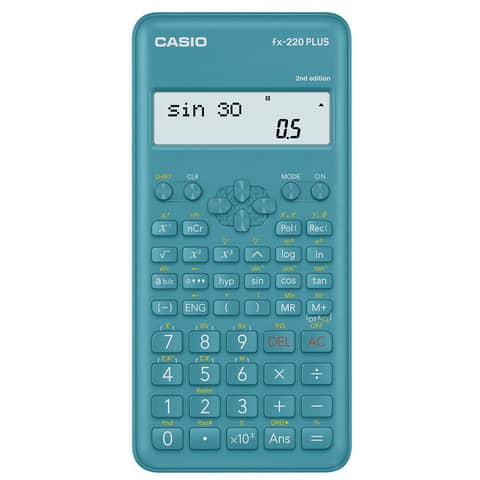 Calcolatrice scientifica CASIO tascabile BIG LC-display 8 cifre solare e  batteria Grigio - SL-305ECO