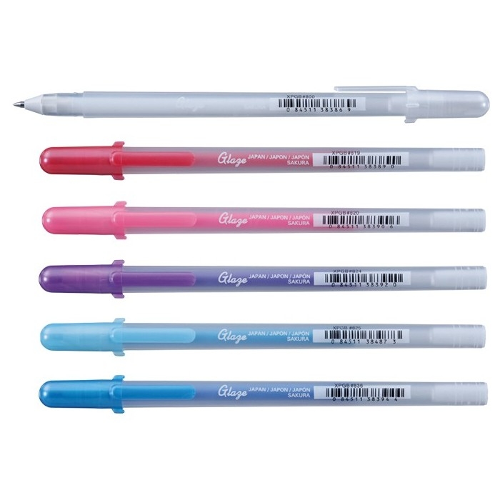 Quadro su Tela Set di penne colorate trasparenti 